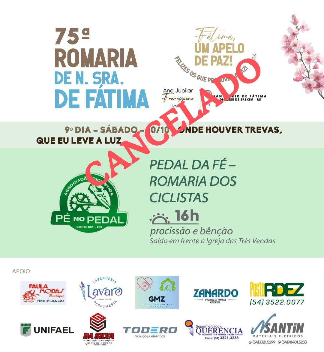 PEDAL DA FÉ- Romaria dos Ciclistas
